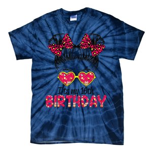 Its My 16th Birthday Messy Bun Womenns Tie-Dye T-Shirt