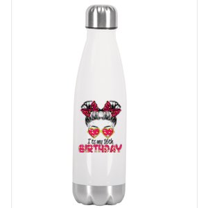 Its My 16th Birthday Messy Bun Womenns Stainless Steel Insulated Water Bottle