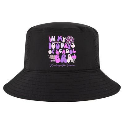 In My 100 Days Of School Era Kindergarten Version Groovy Cool Comfort Performance Bucket Hat