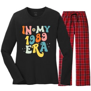 In My 1989 Era Fans Music Concert Women's Long Sleeve Flannel Pajama Set 