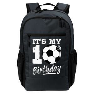 It's My 10th Birthday Soccer Player 10 Bday Daily Commute Backpack