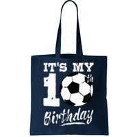 It's My 10th Birthday Soccer Player 10 Bday Tote Bag