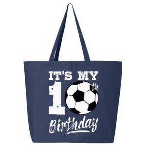 It's My 10th Birthday Soccer Player 10 Bday 25L Jumbo Tote