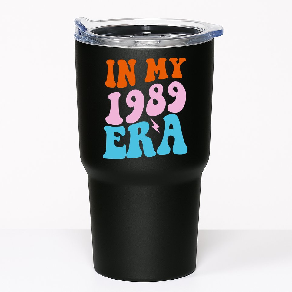In My 1989 Era Groovy Retro Tumbler
