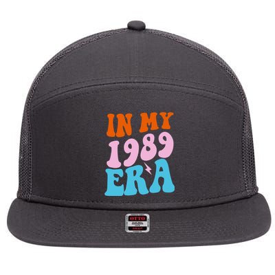 In My 1989 Era Groovy Retro 7 Panel Mesh Trucker Snapback Hat