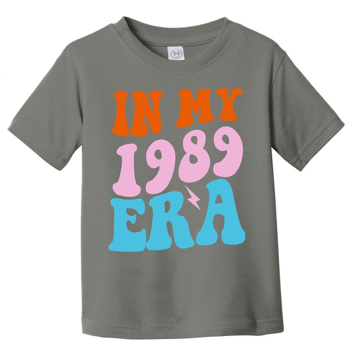 In My 1989 Era Groovy Retro Toddler T-Shirt