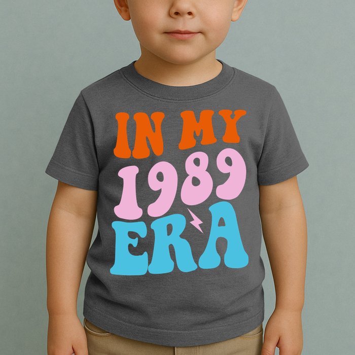 In My 1989 Era Groovy Retro Toddler T-Shirt