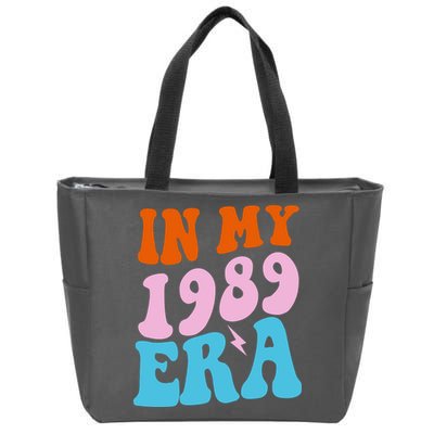 In My 1989 Era Groovy Retro Zip Tote Bag