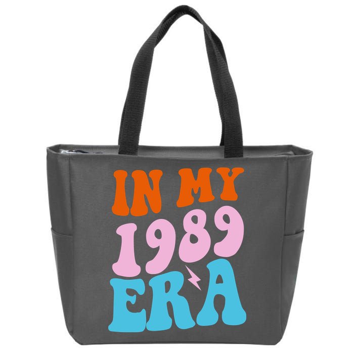 In My 1989 Era Groovy Retro Zip Tote Bag