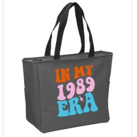 In My 1989 Era Groovy Retro Zip Tote Bag