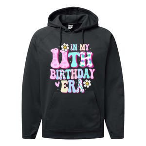 In My 11th Birthday Era Gifts Eleven Bday 11 Year Old Performance Fleece Hoodie