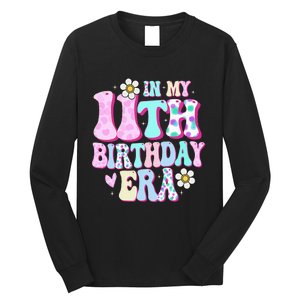 In My 11th Birthday Era Gifts Eleven Bday 11 Year Old Long Sleeve Shirt