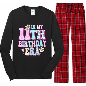 In My 11th Birthday Era Gifts Eleven Bday 11 Year Old Long Sleeve Pajama Set