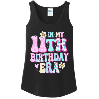 In My 11th Birthday Era Gifts Eleven Bday 11 Year Old Ladies Essential Tank