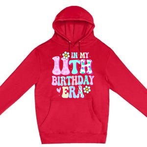 In My 11th Birthday Era Gifts Eleven Bday 11 Year Old Premium Pullover Hoodie