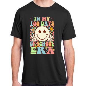 In My 100 Days Of School Era Retro Groovy 100th Day Teacher Adult ChromaSoft Performance T-Shirt