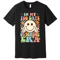 In My 100 Days Of School Era Retro Groovy 100th Day Teacher Premium T-Shirt