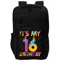 It's My 16th Birthday Sweet Donut 16 Years Old Funny Gift Impact Tech Backpack