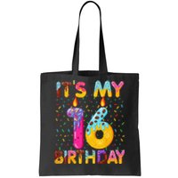 It's My 16th Birthday Sweet Donut 16 Years Old Funny Gift Tote Bag