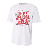 In My 100 Days Of School Era Retro Groovy 100th Day Teachers Performance Sprint T-Shirt