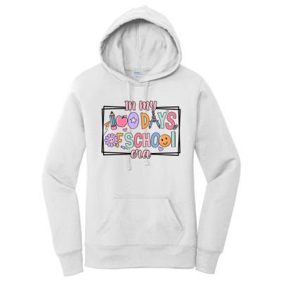 In My 100 Days Of School Era Back To School Women's Pullover Hoodie