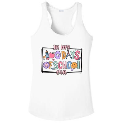 In My 100 Days Of School Era Back To School Ladies PosiCharge Competitor Racerback Tank