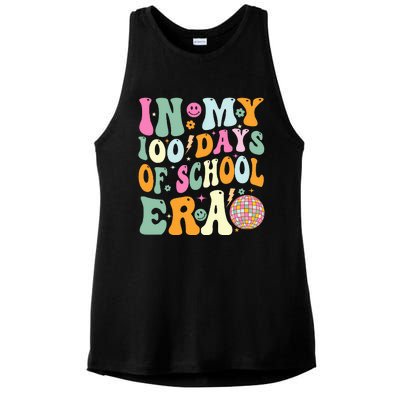 In My 100 Days Of School Era Teacher Ladies PosiCharge Tri-Blend Wicking Tank