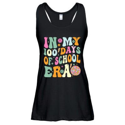 In My 100 Days Of School Era Teacher Ladies Essential Flowy Tank