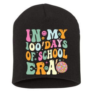 In My 100 Days Of School Era Teacher Short Acrylic Beanie