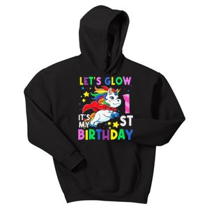 It's My 1st Birthday Unicorn 1 Year Olds Outfit Kids Hoodie