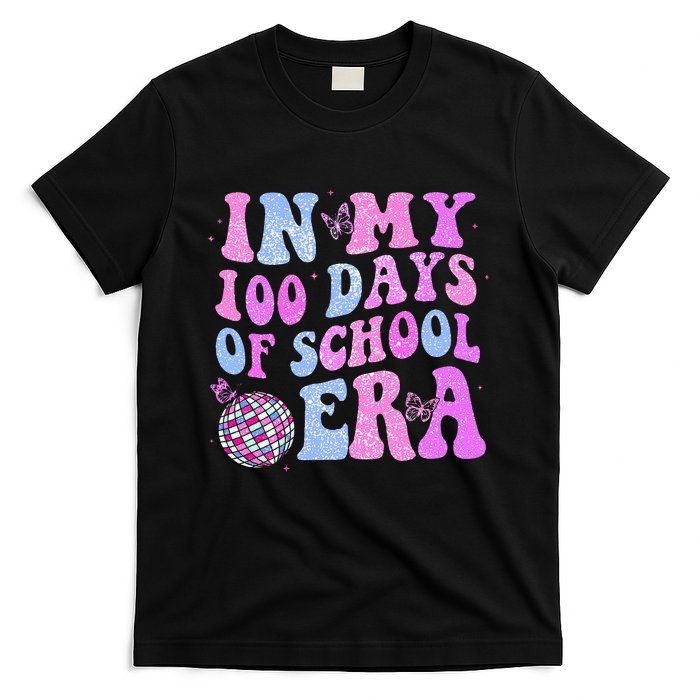 In My 100 Days Of School Era Retro Disco 100th Day Of School T-Shirt