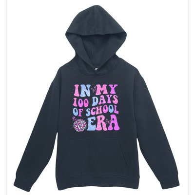 In My 100 Days Of School Era Retro Disco 100th Day Of School Urban Pullover Hoodie