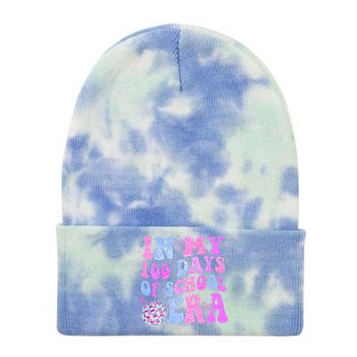 In My 100 Days Of School Era Retro Disco 100th Day Of School Tie Dye 12in Knit Beanie