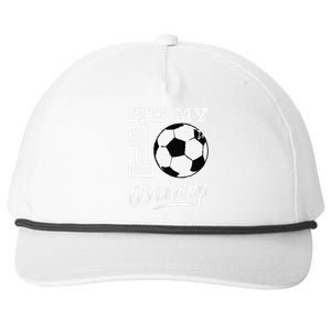 ItS My 10th Birthday Soccer Player 10 Bday Party Team Snapback Five-Panel Rope Hat