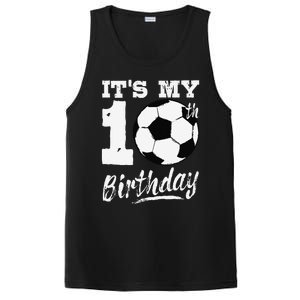 ItS My 10th Birthday Soccer Player 10 Bday Party Team PosiCharge Competitor Tank