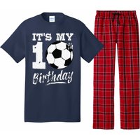 ItS My 10th Birthday Soccer Player 10 Bday Party Team Pajama Set