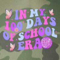 In My 100 Days Of School Era Retro Disco 100th Day Of School Legacy Tie Dye Trucker Hat
