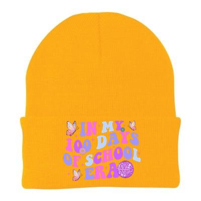 In My 100 Days Of School Era Retro Disco 100th Day Of School Knit Cap Winter Beanie