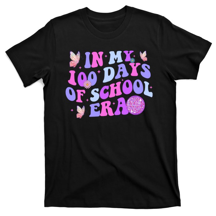 In My 100 Days Of School Era Retro Disco 100th Day Of School T-Shirt