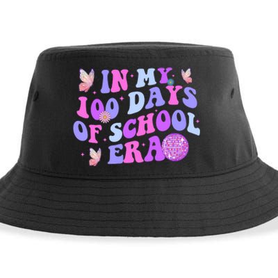 In My 100 Days Of School Era Retro Disco 100th Day Of School Sustainable Bucket Hat