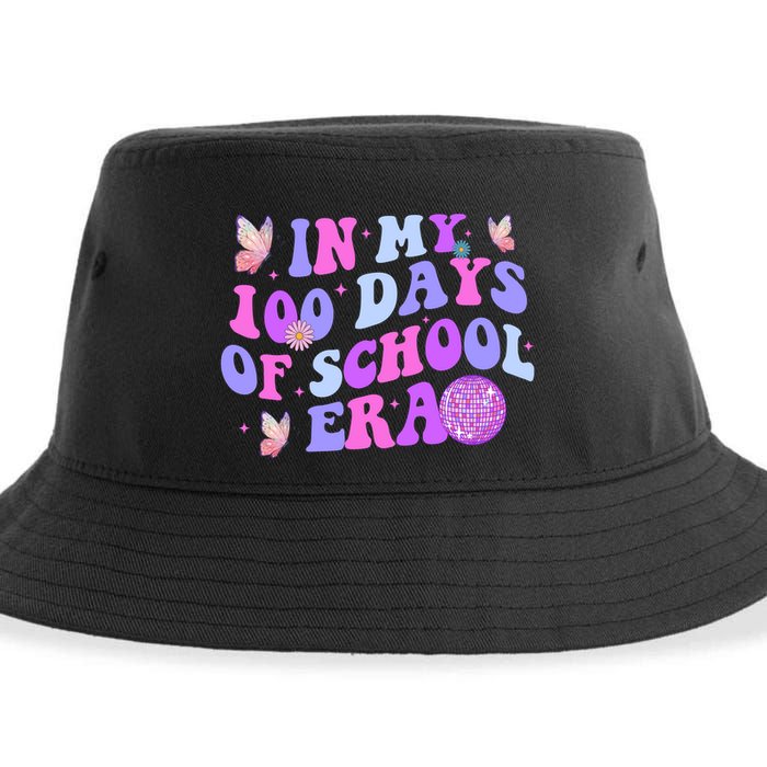In My 100 Days Of School Era Retro Disco 100th Day Of School Sustainable Bucket Hat