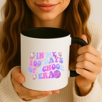In My 100 Days Of School Era Retro Disco 100th Day Of School Mug