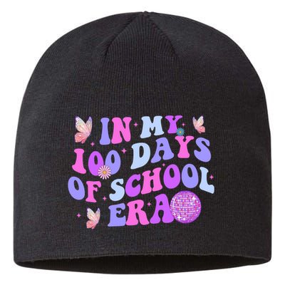 In My 100 Days Of School Era Retro Disco 100th Day Of School Sustainable Beanie