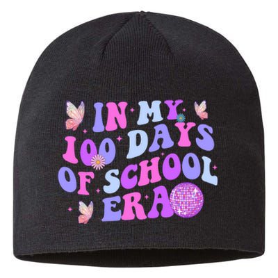 In My 100 Days Of School Era Retro Disco 100th Day Of School Sustainable Beanie