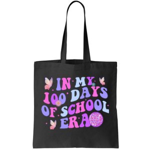 In My 100 Days Of School Era Retro Disco 100th Day Of School Tote Bag