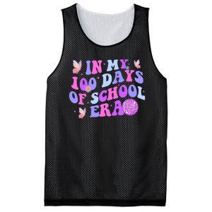 In My 100 Days Of School Era Retro Disco 100th Day Of School Mesh Reversible Basketball Jersey Tank