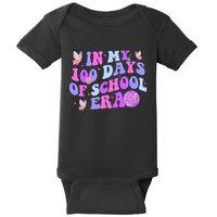 In My 100 Days Of School Era Retro Disco 100th Day Of School Baby Bodysuit