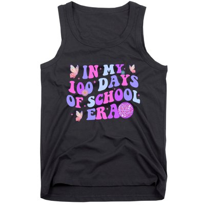 In My 100 Days Of School Era Retro Disco 100th Day Of School Tank Top