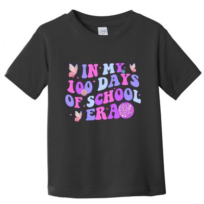 In My 100 Days Of School Era Retro Disco 100th Day Of School Toddler T-Shirt