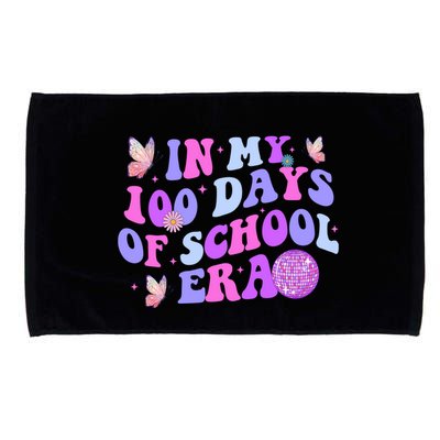 In My 100 Days Of School Era Retro Disco 100th Day Of School Microfiber Hand Towel